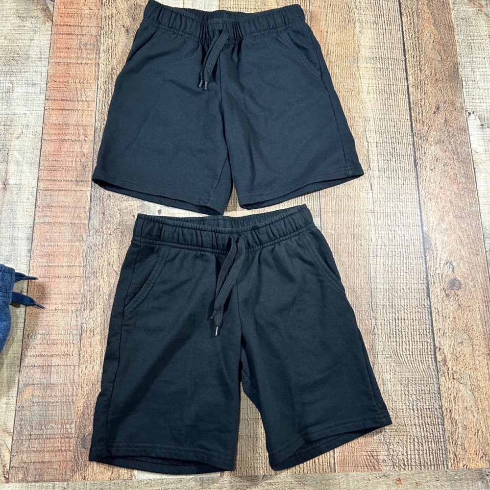 Cat & Jack Boys Knit Sweat Shorts Bundle Lot 3 Pack Elastic Waist Pockets Size 8 - Picture 3 of 7